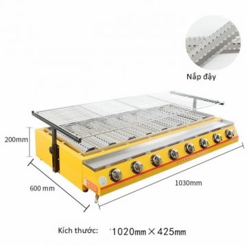 Bếp nướng gas ETON ET-K288 (8 đầu đốt cỡ lớn)