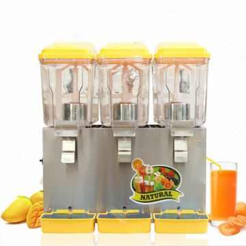 Máy làm mát nước trái cây 3 ngăn dạng xoay